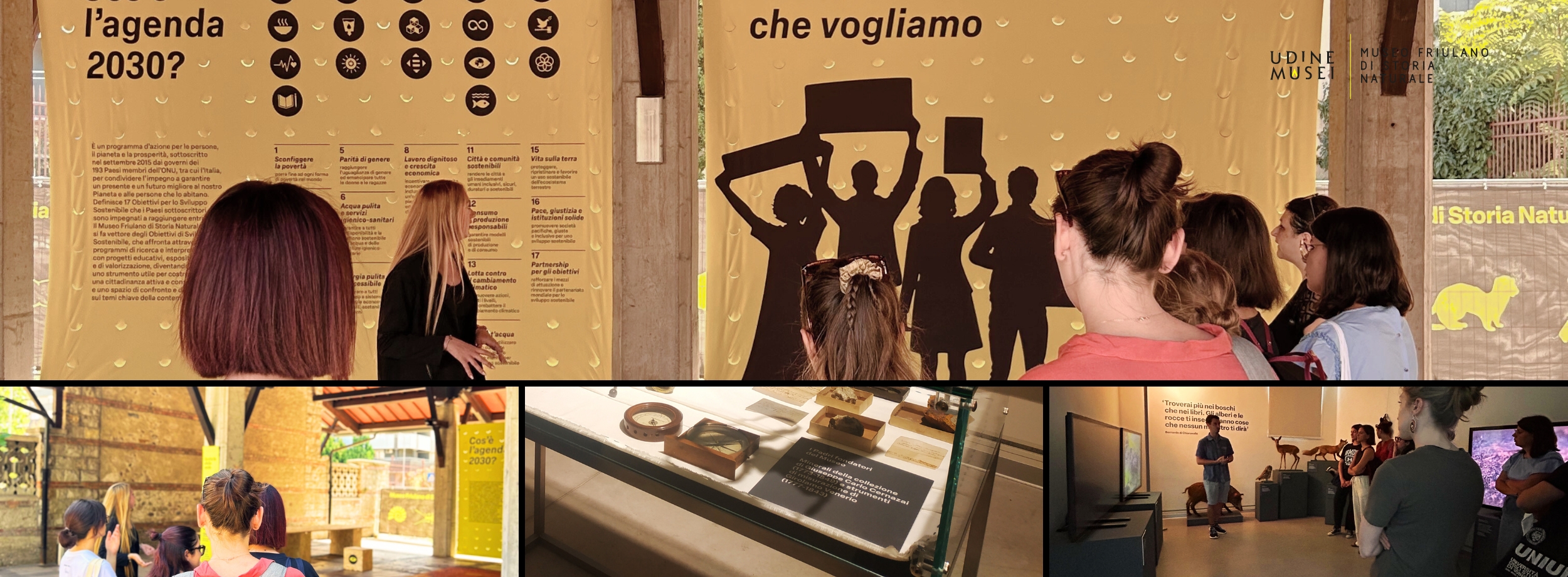 Foto scattate durante la visita alla mostra